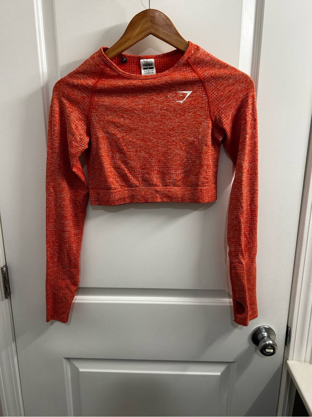 Gymshark Vital Seamless Long Sleeve Crop Top Sz M